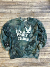Load image into Gallery viewer, Its a Philly Thing|Philadelphia|Eagles|Football|Tie Dye Crewneck Sweatshirt