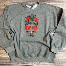 Load image into Gallery viewer, Messy Bun Merry Mama Christmas Holiday Sweatshirt
