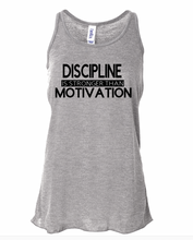 Load image into Gallery viewer, Discipline is Stronger Than Motivation Graphic T