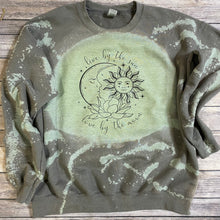 Load image into Gallery viewer, Live By The Sun, Love By the Moon Bleach Dyed Sweatshirt