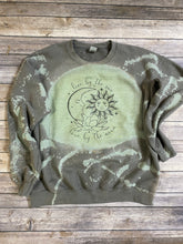 Load image into Gallery viewer, Live By The Sun, Love By the Moon Bleach Dyed Sweatshirt