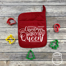 Load image into Gallery viewer, Holiday Themed Baking Oven Mitts/Pot Holders