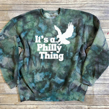 Load image into Gallery viewer, Its a Philly Thing|Eagles|Football|Tie Dye Crewneck Sweatshirt