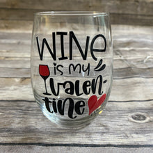 Load image into Gallery viewer, Galentine&#39;s Stemless Wine Glasses|Wine Themed|Valentine&#39;s Day