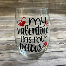 Load image into Gallery viewer, Galentine&#39;s Stemless Wine Glasses|Wine Themed|Valentine&#39;s Day