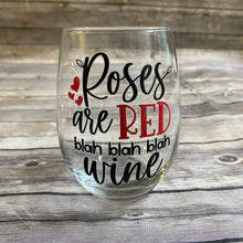 Load image into Gallery viewer, Galentine&#39;s Stemless Wine Glasses|Wine Themed|Valentine&#39;s Day