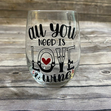 Load image into Gallery viewer, Galentine&#39;s Stemless Wine Glasses|Wine Themed|Valentine&#39;s Day