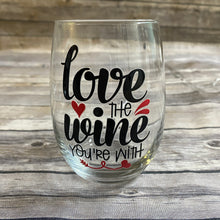 Load image into Gallery viewer, Galentine&#39;s Stemless Wine Glasses|Wine Themed|Valentine&#39;s Day