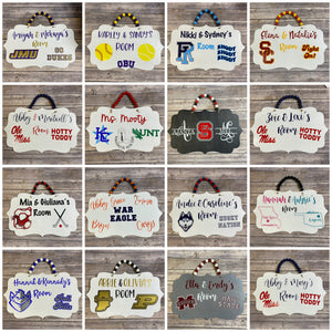 College Dorm Room Roommate Door Sign|Custom|Dorm Decor|Personalized