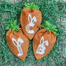 Load image into Gallery viewer, Personalized Easter Carrot Shaped Treat Bags|Sacks|Kids Favor|Class Party