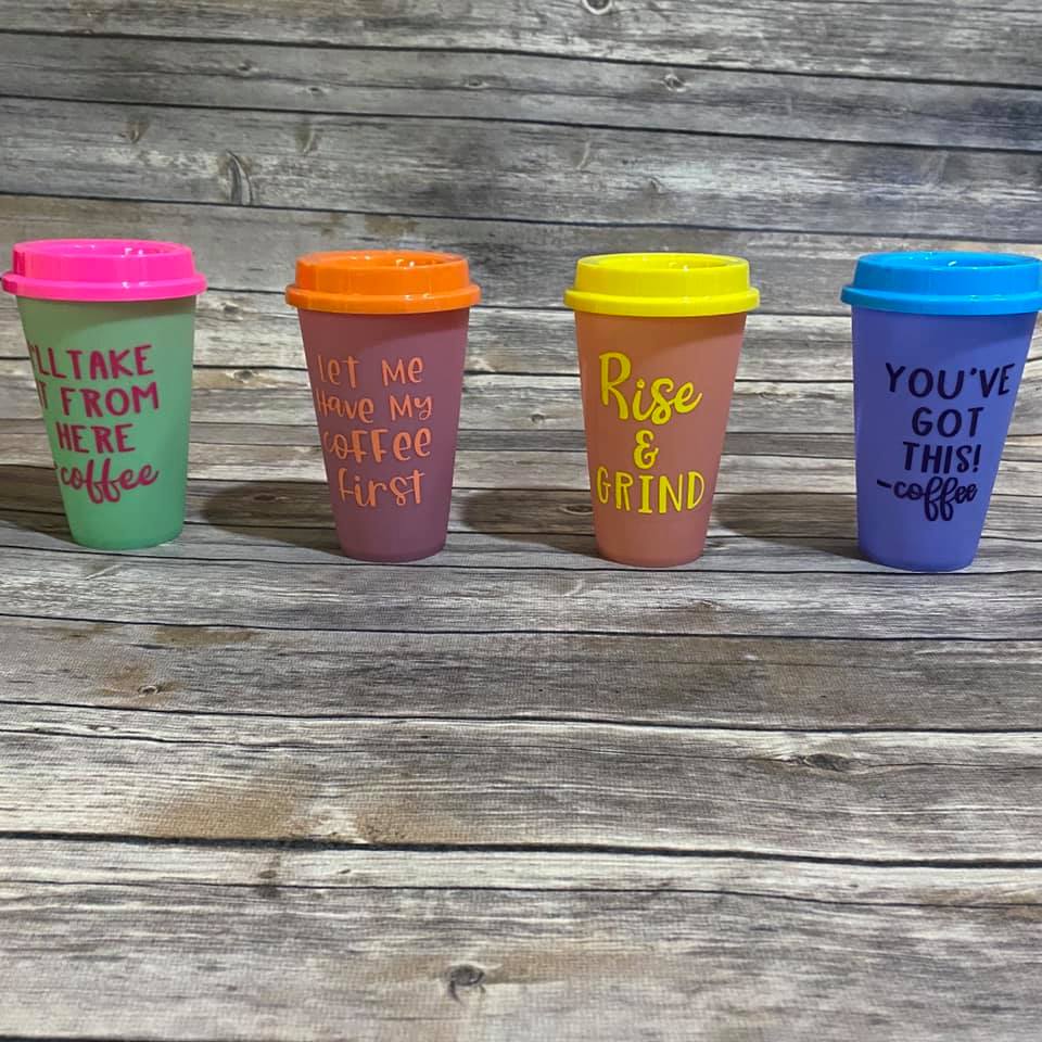 Color Changing Hot Coffee Cups