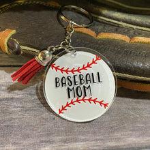 Load image into Gallery viewer, Baseball/Softball Customizable Personalized Keychains