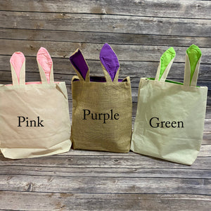 Customizable Easter Basket/Tote Bags