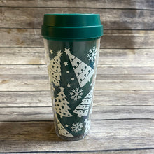 Load image into Gallery viewer, Green Christmas Trees Color Changing Hot Coffee Cup