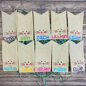 Personalized Easter Bunny Treat Sacks/Bags