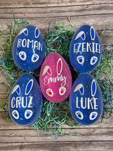 Load image into Gallery viewer, Personalized Large|Jumbo Plastic Easter Egg with Bunny Gift for Kids