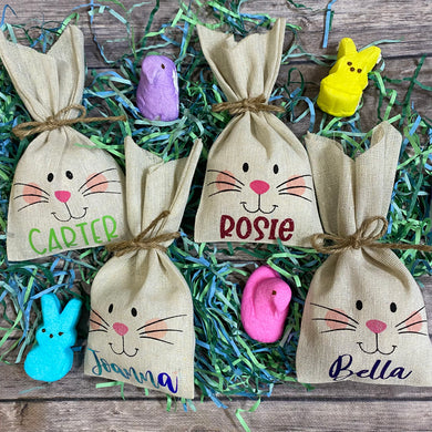 Personalized Easter Bunny Treat Sacks/Bags