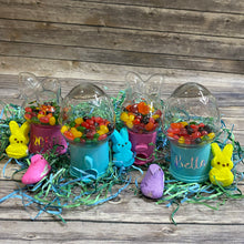 Load image into Gallery viewer, Personalized Easter Bunny and Easter Egg Candy Dispensers