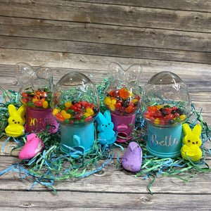 Personalized Easter Bunny and Easter Egg Candy Dispensers