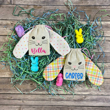 Load image into Gallery viewer, Personalized Easter Bunny with Floppy Ears Treat Sacks/Bags