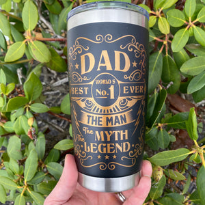 Insulated Tumbler Large - Best Dad Ever - South Austin Lane