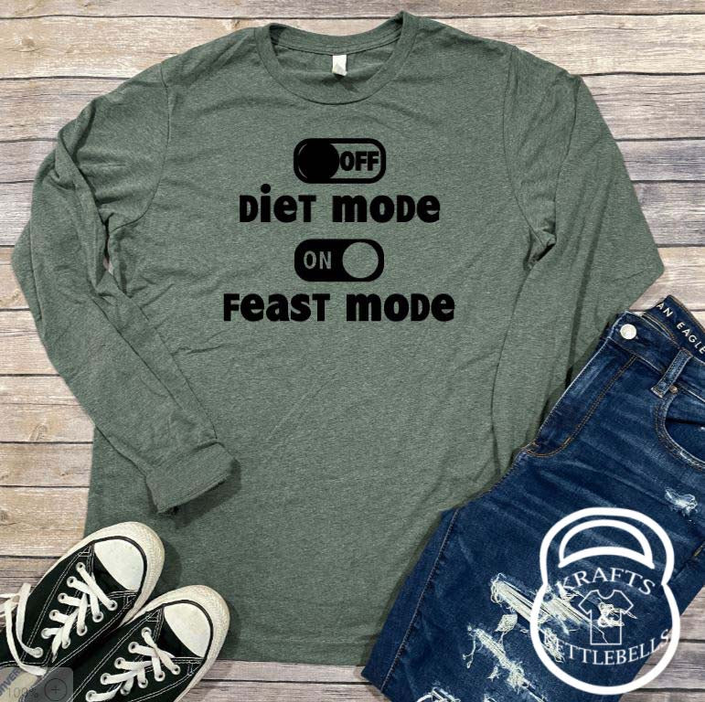 Diet Mode Off Thanksgiving Graphic T