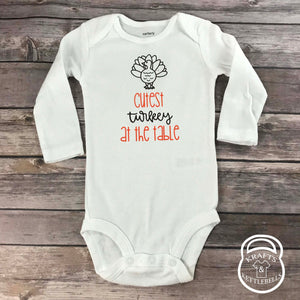 Cutest Turkey at the Table One Piece/Tshirt
