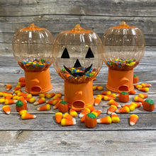 Load image into Gallery viewer, Personalized Pumpkin or Jack O Lantern Halloween Candy Dispensers