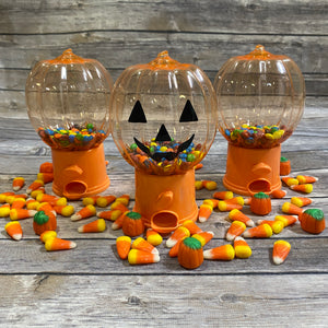 Personalized Pumpkin or Jack O Lantern Halloween Candy Dispensers