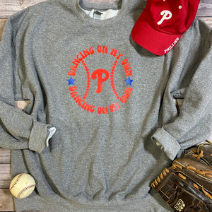 Philadelphia Phillies Dancing On My Own Baseball Post Season World Series Philly Sweatshirt