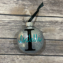 Load image into Gallery viewer, Customizable Glitter Christmas Ornaments