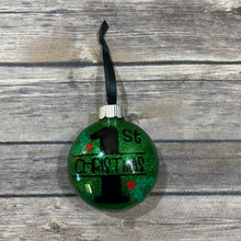 Load image into Gallery viewer, Customizable Glitter Christmas Ornaments