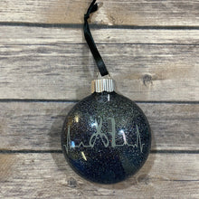 Load image into Gallery viewer, Customizable Glitter Christmas Ornaments