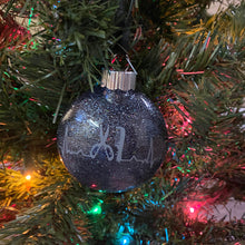 Load image into Gallery viewer, Customizable Glitter Christmas Ornaments