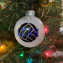 Load image into Gallery viewer, Customizable Glitter Christmas Ornaments