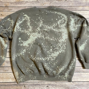 Live By The Sun, Love By the Moon Bleach Dyed Sweatshirt
