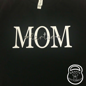 Personalized Mom with Kid's Names T Shirt