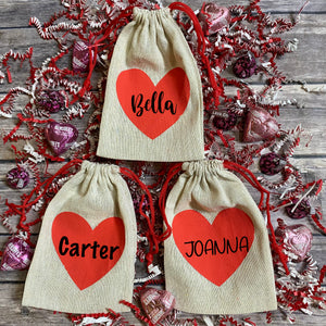 Personalized Valentine's Treat Bags
