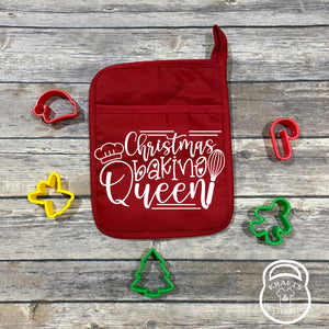 Holiday Themed Baking Oven Mitts/Pot Holders