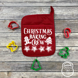 Holiday Themed Baking Oven Mitts/Pot Holders