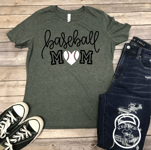 Baseball Mom Graphic T