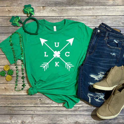 Shamrocks and Arrows St Patrick's Day Shirt