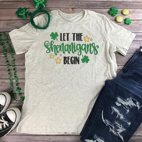 Let the Shenanigans Begin St Patrick's Day Shirt