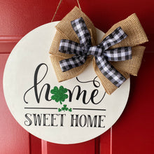 Load image into Gallery viewer, St. Patrick&#39;s Day Home Sweet Home Handmade Door/Wall Hanger