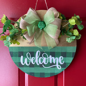 St. Patrick's Day Welcome Handmade Door/Wall Hanger