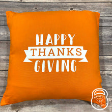 Load image into Gallery viewer, Happy Thanksgiving Pillow Cover