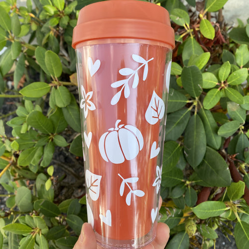Fall Pumpkin Color Changing Hot Coffee Cup