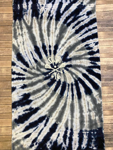 Custom Personalized Tie Dye Beach Towel