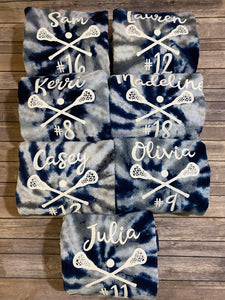 Custom Personalized Tie Dye Beach Towel