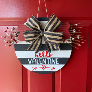 Hello Valentine Handmade Door/Wall Hanger